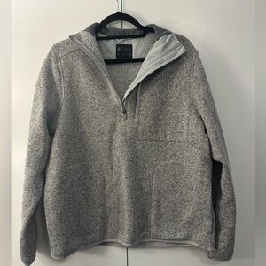 Figs on shift 1/4 zip knit sweater.